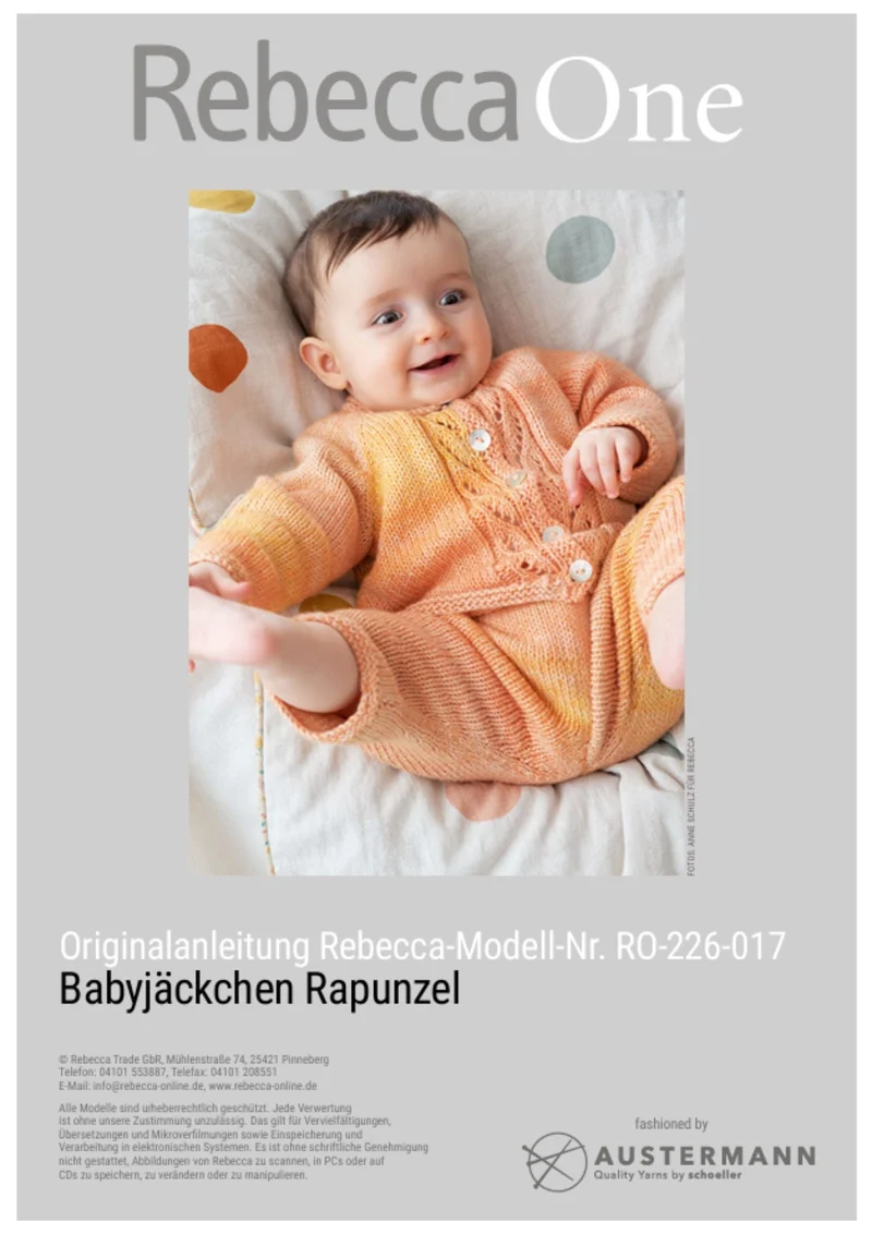 Anleitung: Babyjäckchen Rapunzel