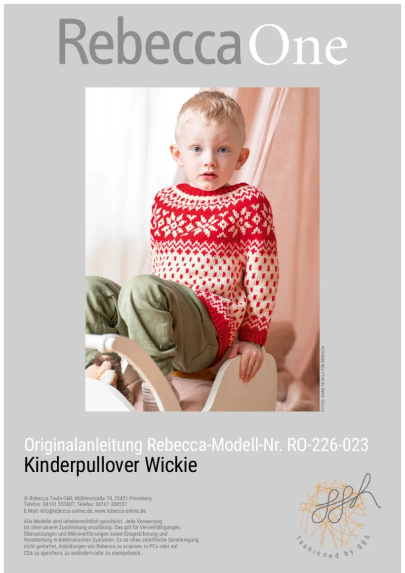 Anleitung: Kinderpullover Wickie