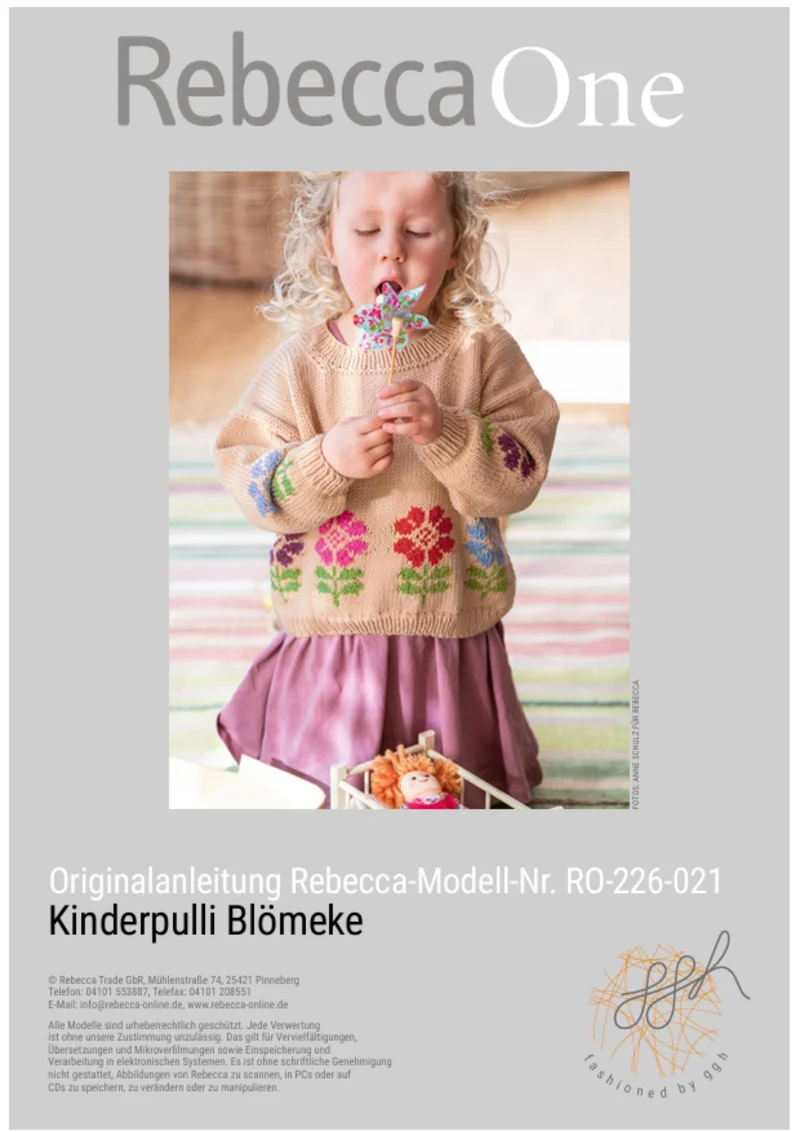Anleitung: Kinderpulli Blömeke