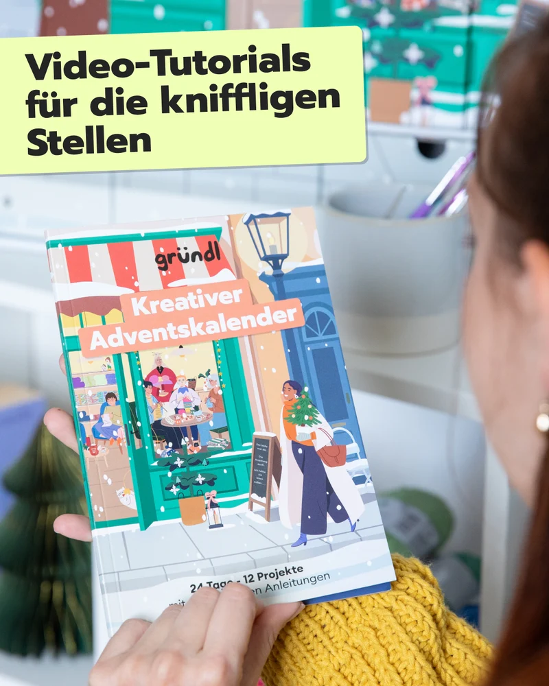 Kreativer Adventskalender mit Zubehörbox 2026