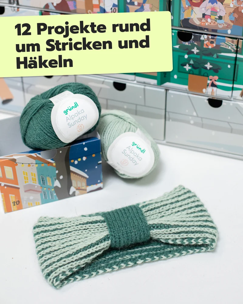 Kreativer Adventskalender mit Zubehörbox 2026