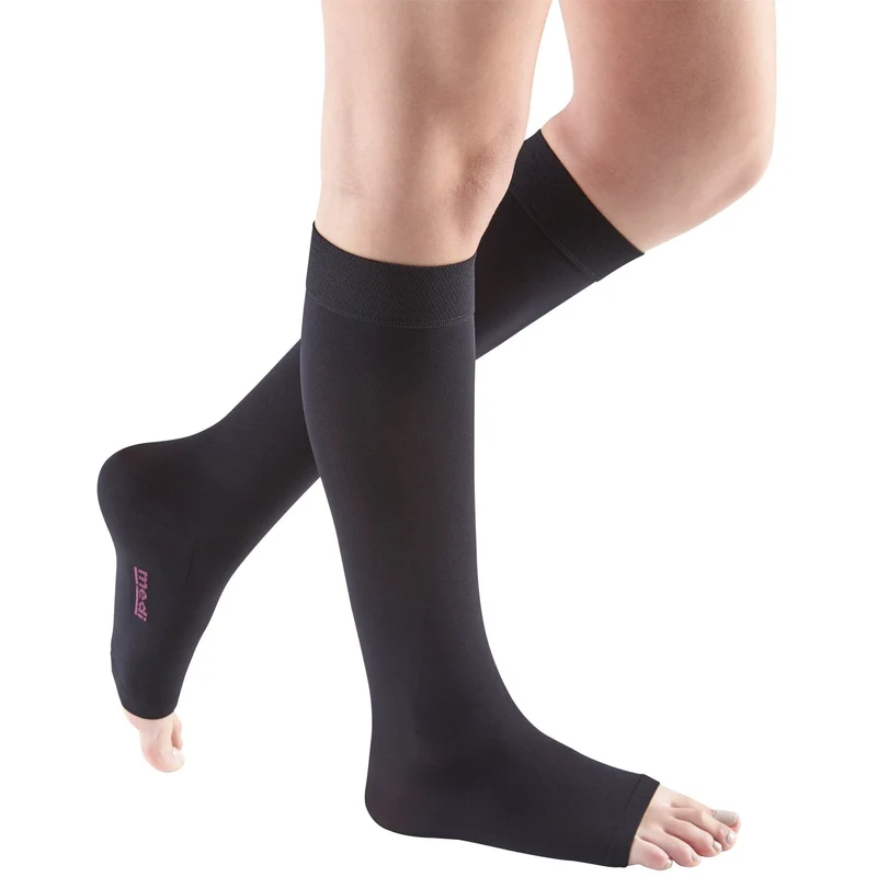 Mediven Comfort Knee High 30-40 mmHg, Open Toe w/ Silicone Top Band