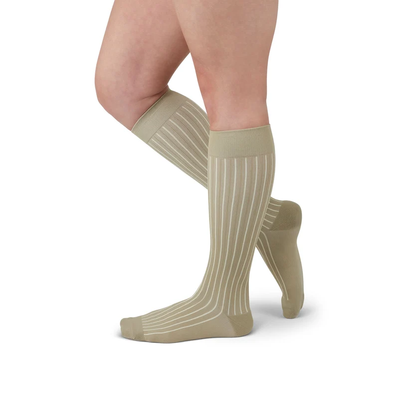 Duomed Soft Stripe Knee High 20-30 mmHg