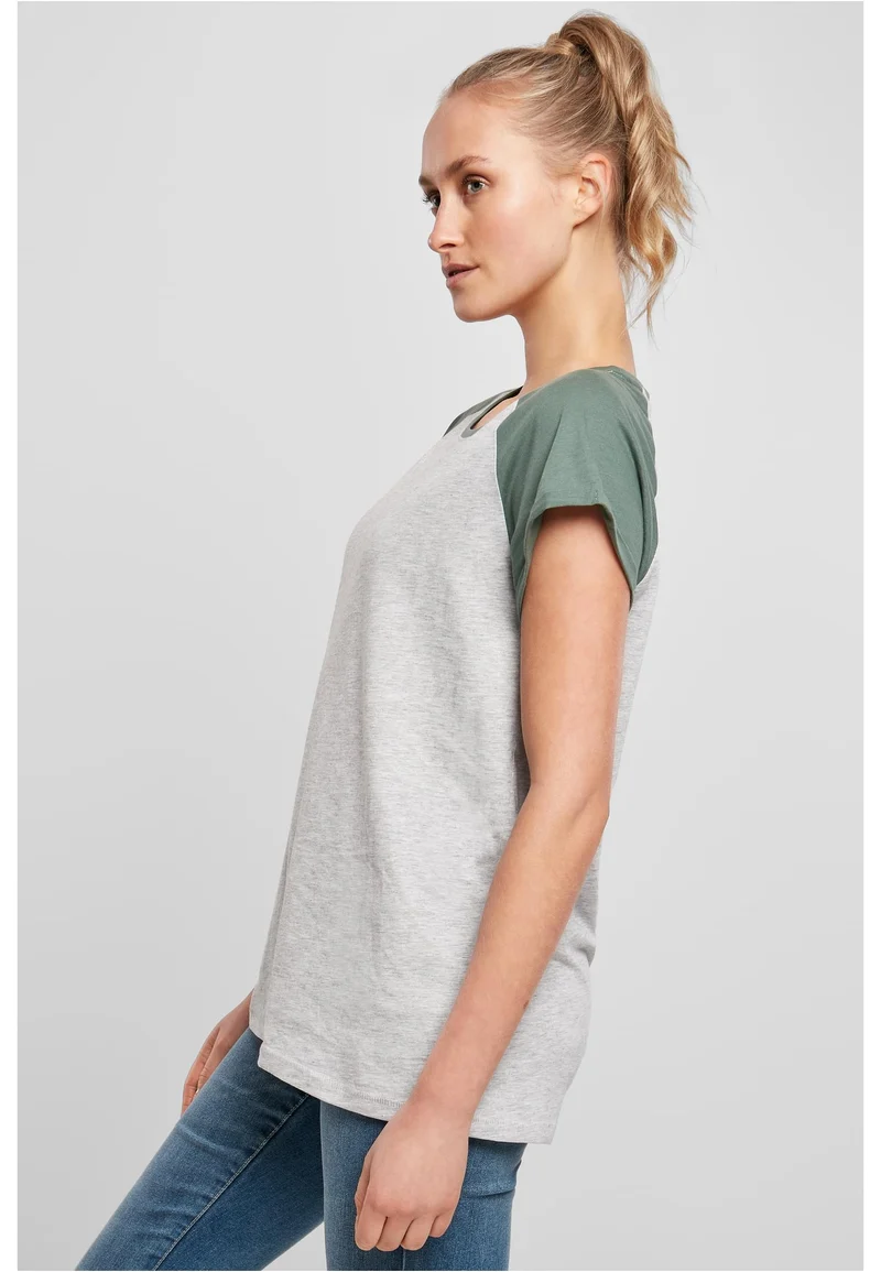Ladies Contrast Raglan Tee