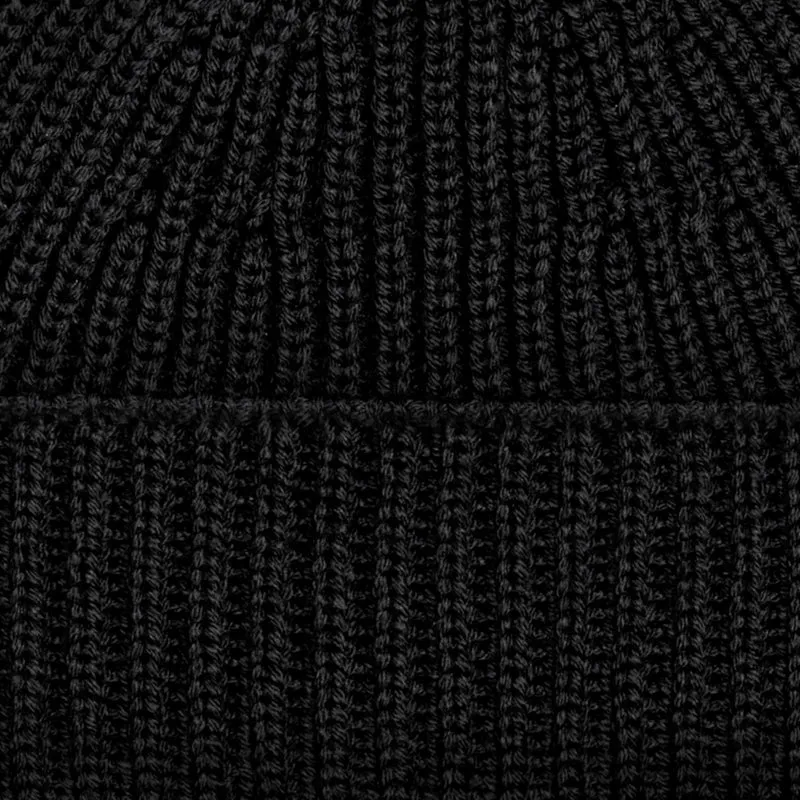 Chunky Extra Fine Merino Ribbed Beanie - Long