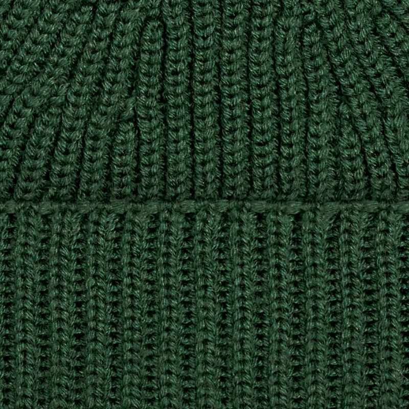 Chunky Extra Fine Merino Ribbed Beanie - Long