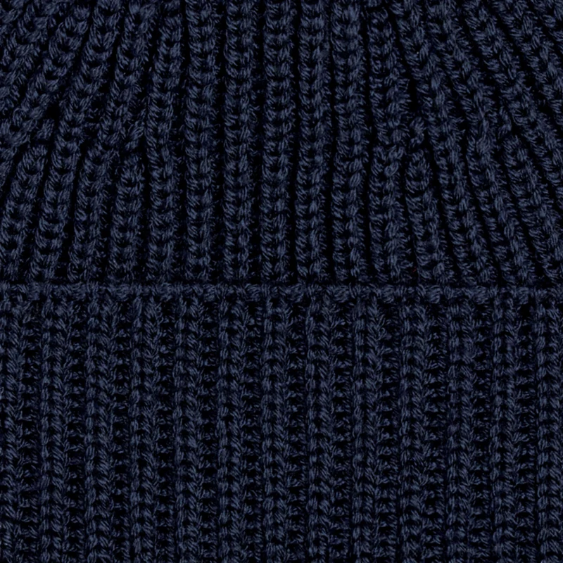 Chunky Extra Fine Merino Ribbed Beanie - Long