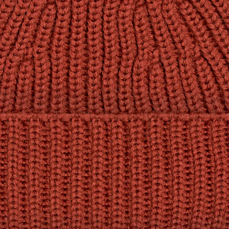 Chunky Extra Fine Merino Ribbed Beanie - Long