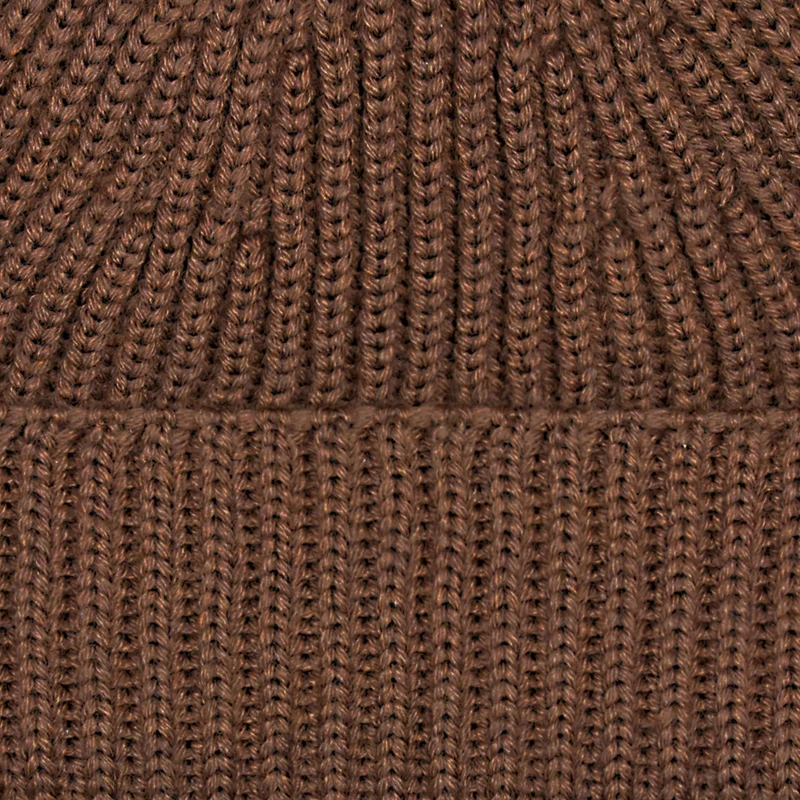 Chunky Extra Fine Merino Ribbed Beanie - Long