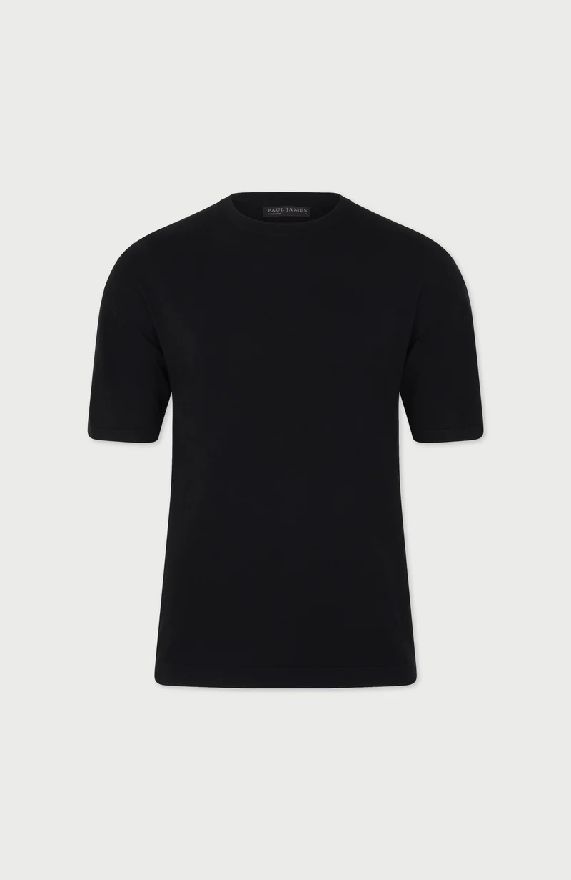 Mens Lightweight Cotton Oversized Knitted T-Shirt