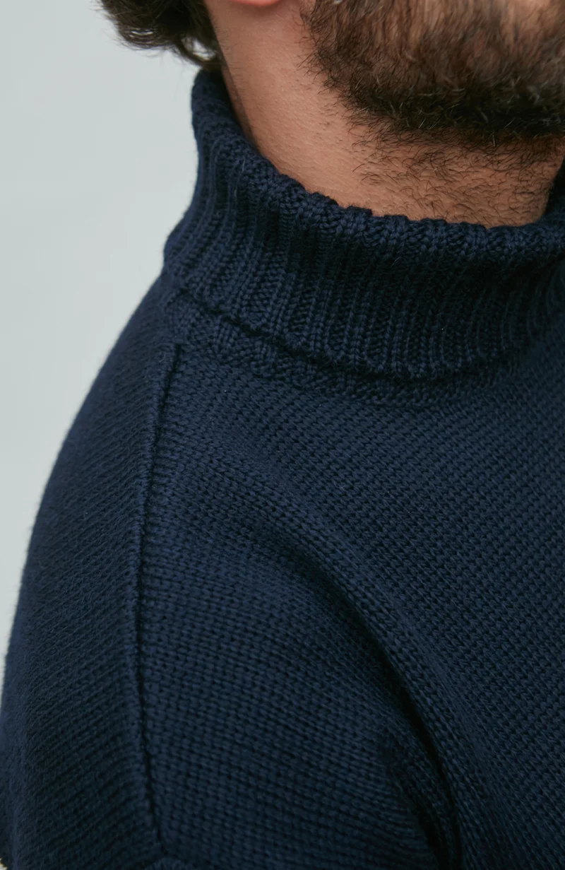 Der moderne Submariner – Rollkragenpullover aus Merinowolle