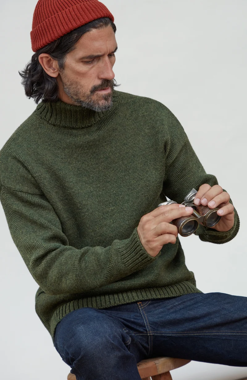 Der moderne Submariner – Rollkragenpullover aus Merinowolle