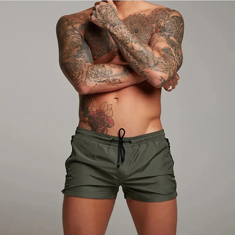 Herren Badehose Strandshorts Badeshorts Boxershorts Bademode Sommer Schwimmen