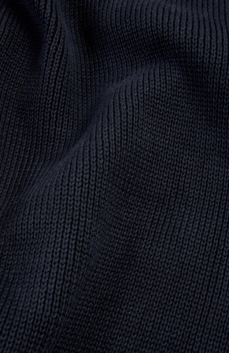 Schwerer Damen-Rollkragenpullover „Submariner“ aus reiner Baumwolle