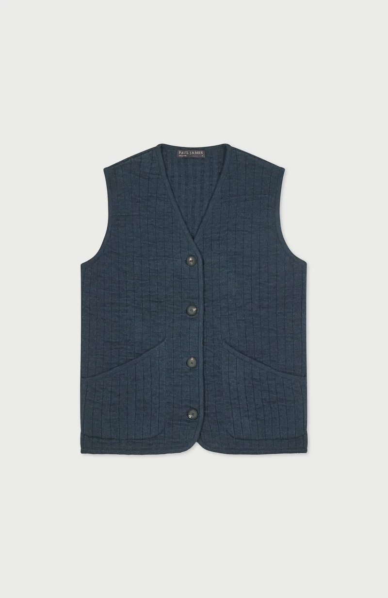 Womens Cotton Quilted Gilet