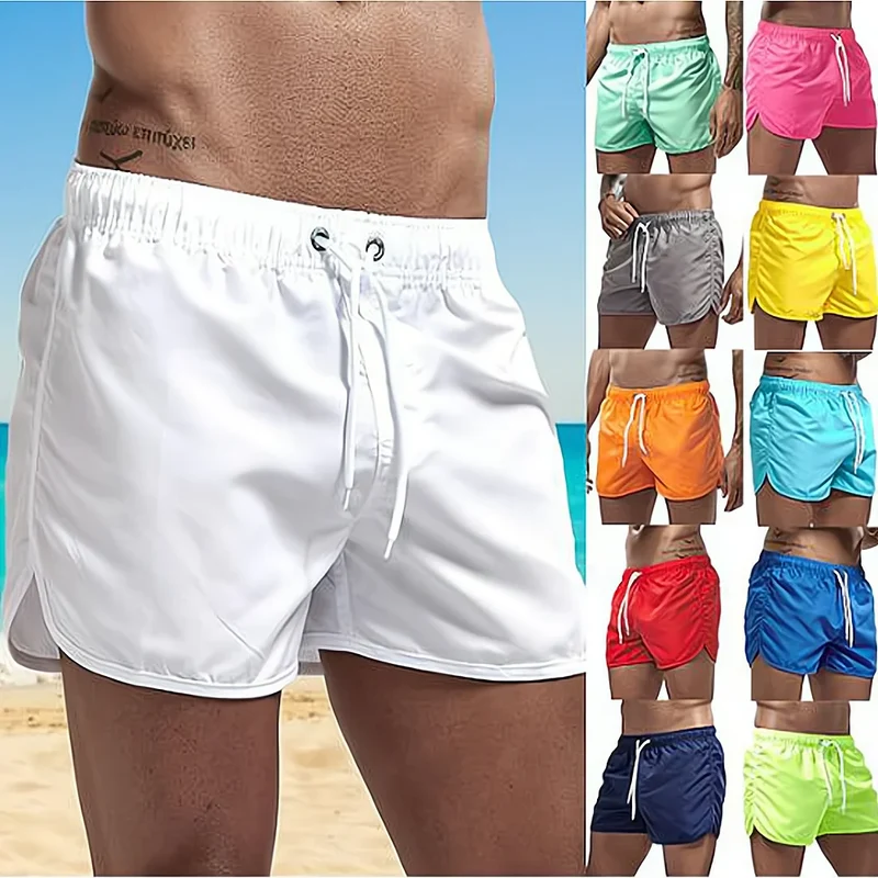 Herren Badehose Badeshort Kurze Hose Shorts Schwimmhose 100% Polyester NEU