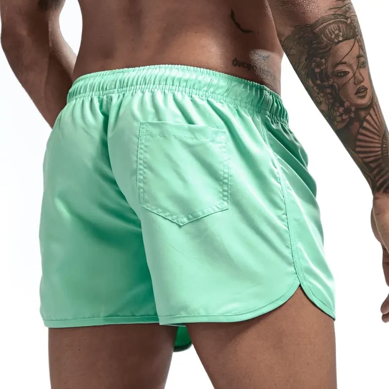 Herren Badehose Badeshort Kurze Hose Shorts Schwimmhose 100% Polyester NEU