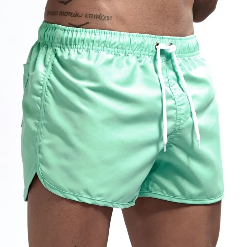 Herren Badehose Badeshort Kurze Hose Shorts Schwimmhose 100% Polyester NEU