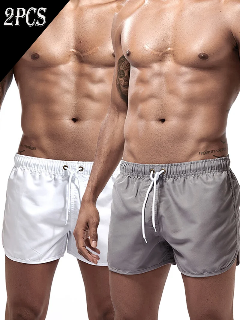 Herren Badehose Badeshort Kurze Hose Shorts Schwimmhose 100% Polyester NEU