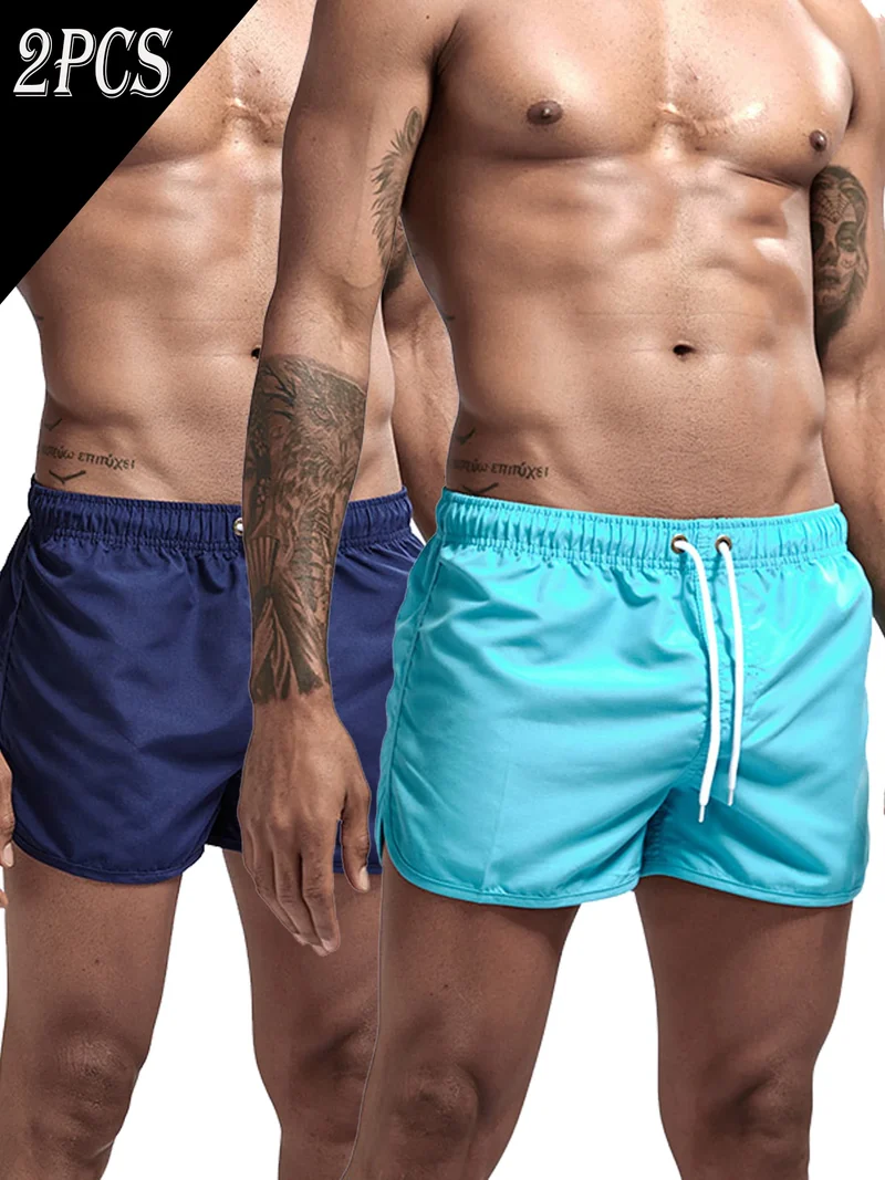 Herren Badehose Badeshort Kurze Hose Shorts Schwimmhose 100% Polyester NEU