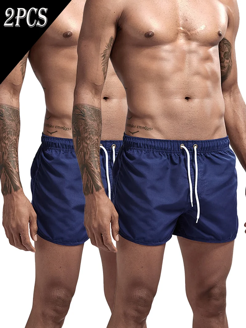 Herren Badehose Badeshort Kurze Hose Shorts Schwimmhose 100% Polyester NEU