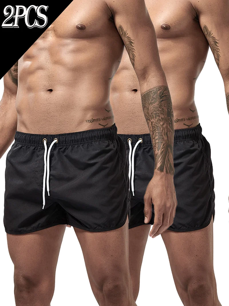 Herren Badehose Badeshort Kurze Hose Shorts Schwimmhose 100% Polyester NEU