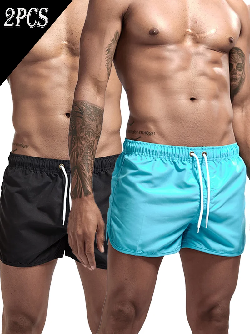 Herren Badehose Badeshort Kurze Hose Shorts Schwimmhose 100% Polyester NEU