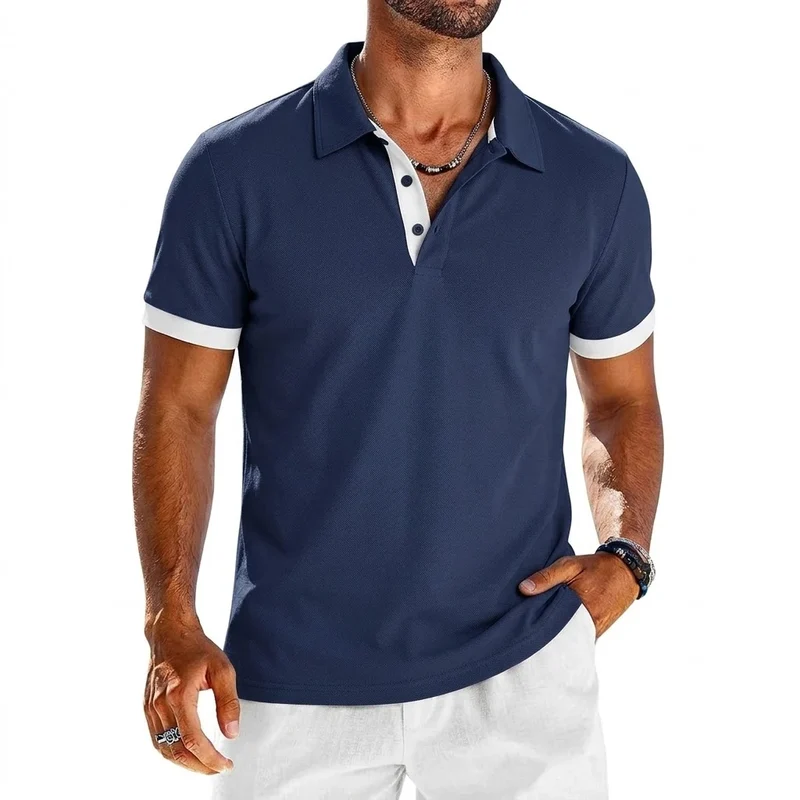 Herren Poloshirt POLO Shirt T-Shirt Kurzarm Hemd Fashion Polohemd Herrenmode Top