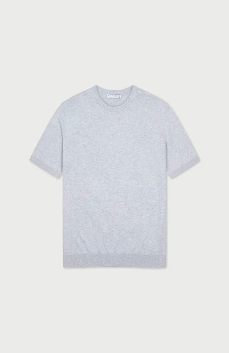Mens Ultra Fine Cotton Short Sleeve Jumper