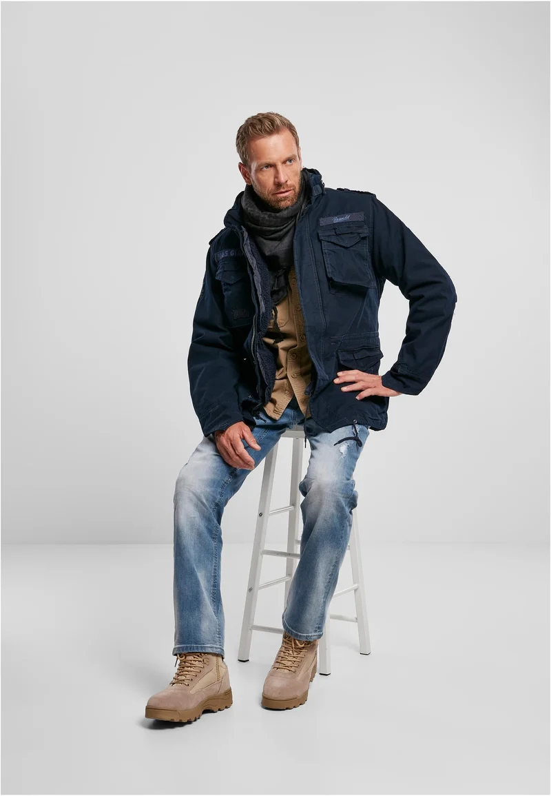 B M-65 Giant Jacket Navy 6XL