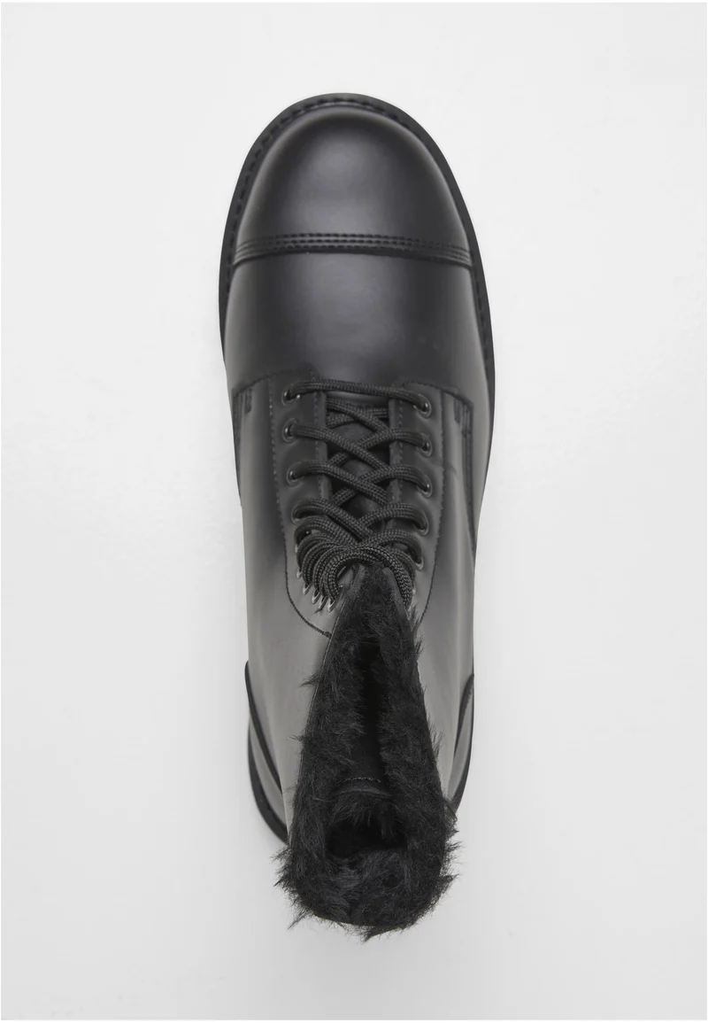 B Phantom Fur Liner 10 Eyelet Boots