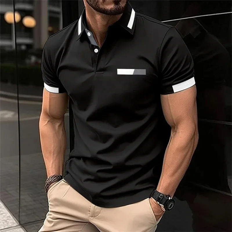 Herren Poloshirt POLO Shirt T-Shirt Kurzarm Hemd Fashion Polohemd Herrenmode Top