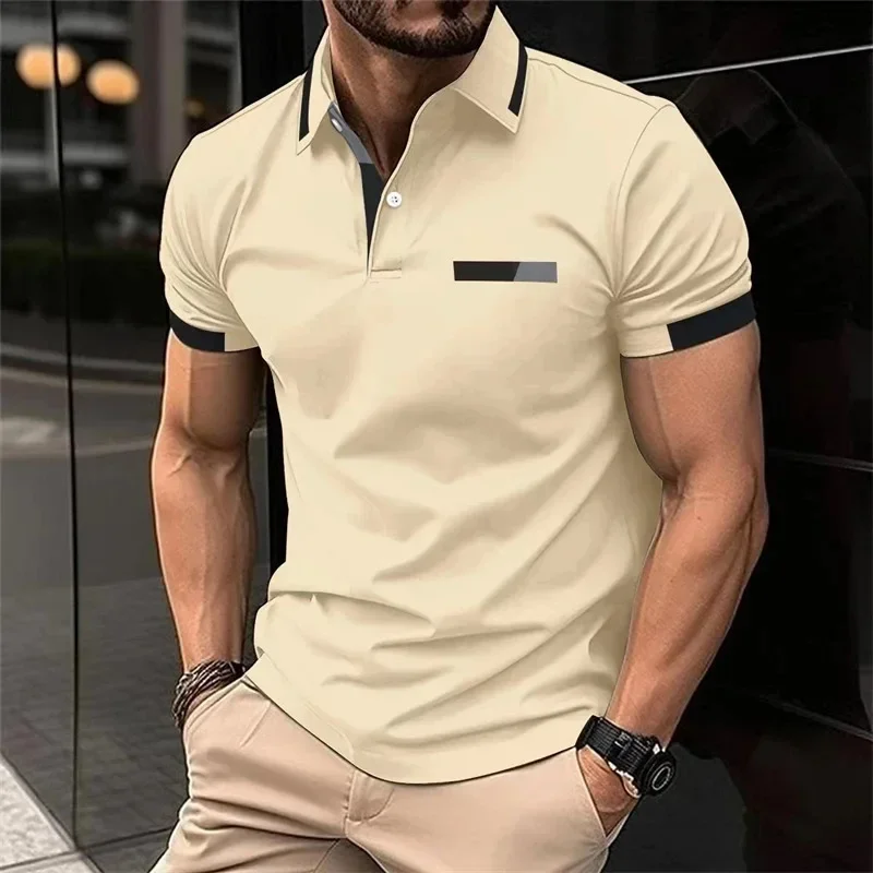 Herren Poloshirt POLO Shirt T-Shirt Kurzarm Hemd Fashion Polohemd Herrenmode Top