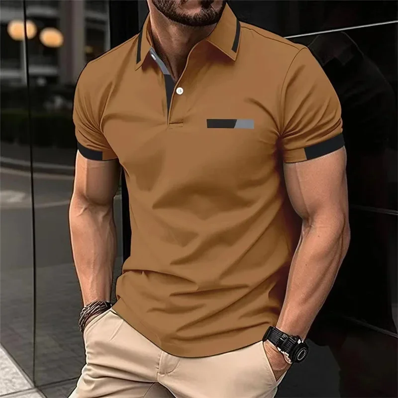 Herren Poloshirt POLO Shirt T-Shirt Kurzarm Hemd Fashion Polohemd Herrenmode Top