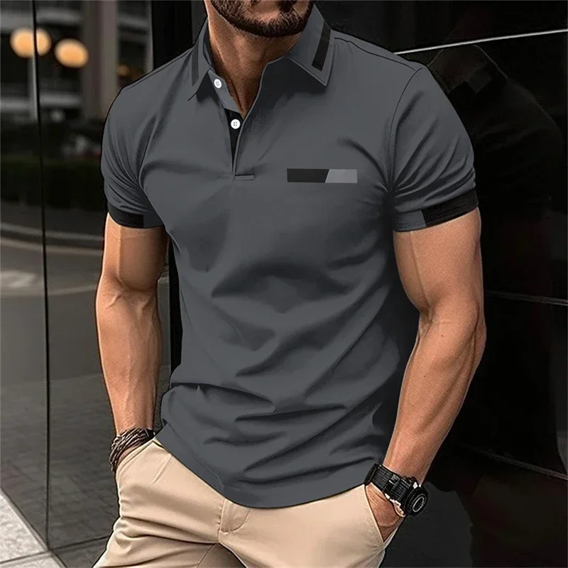 Herren Poloshirt POLO Shirt T-Shirt Kurzarm Hemd Fashion Polohemd Herrenmode Top