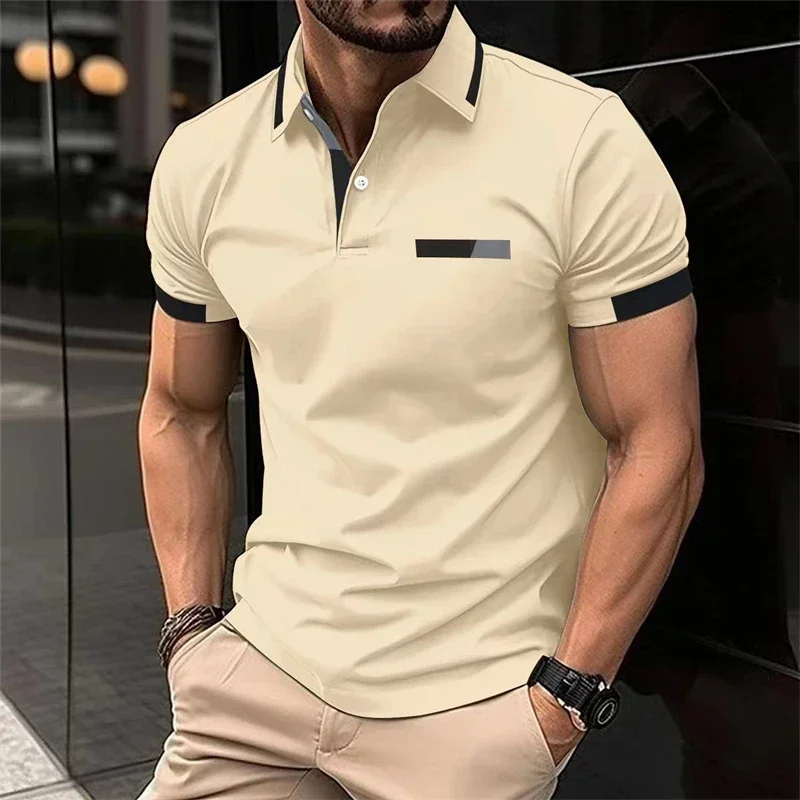 Herren Poloshirt POLO Shirt T-Shirt Kurzarm Hemd Fashion Polohemd Herrenmode Top
