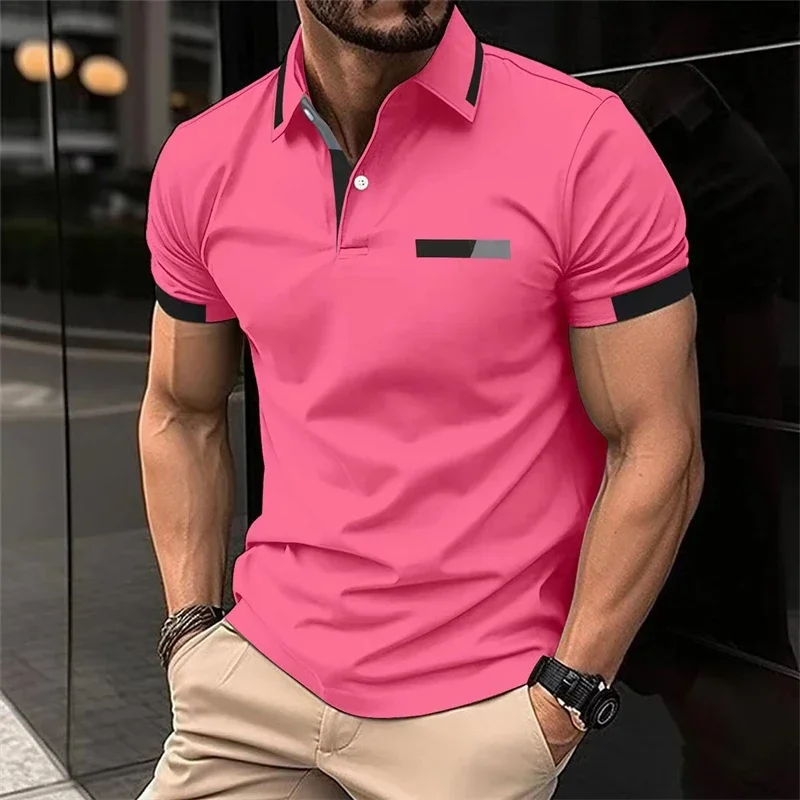 Herren Poloshirt POLO Shirt T-Shirt Kurzarm Hemd Fashion Polohemd Herrenmode Top