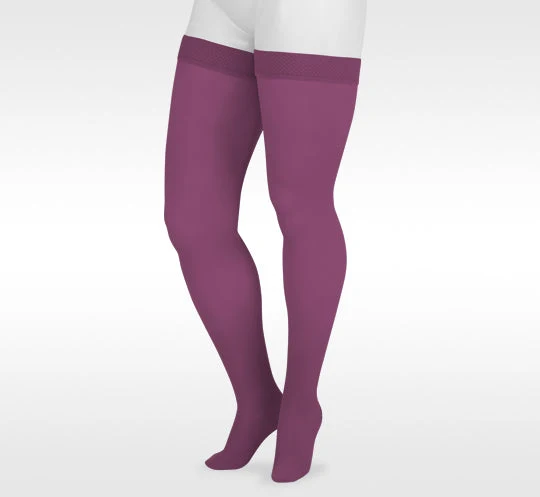 Juzo Soft Thigh High w/ Silicone Band, Trend Colors