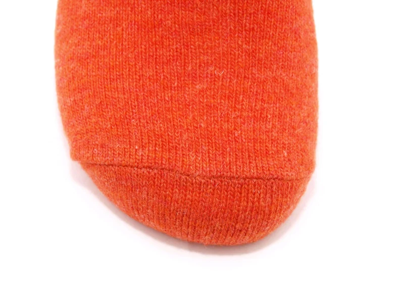 2 Paar Lammwoll-Socken orange