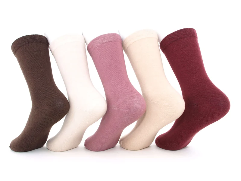 5 Paar Kindersocken ohne drückende Naht Mix Girls gedeckt