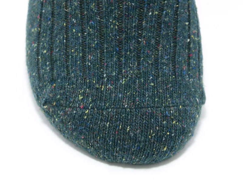 2 Paar Wollsocken mit Seide petrol