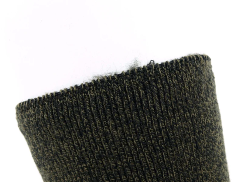 1 Paar Mega Thermosocken oliv meliert