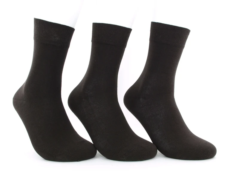 3 Paar Damensocken Comfort mocca