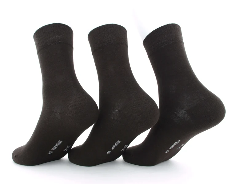 3 Paar Damensocken Comfort mocca