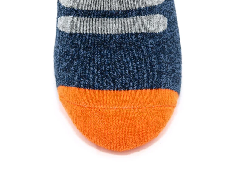 3 Paar Bootsocks Kinder jeans/orange