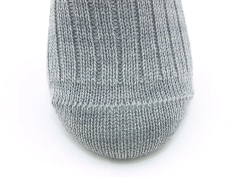 1 Paar Kindersocken Merinowolle grau