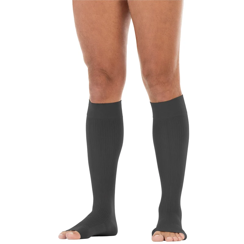 JOBST® forMen Knee High w/ SoftFit Band 20-30 mmHg, Open Toe