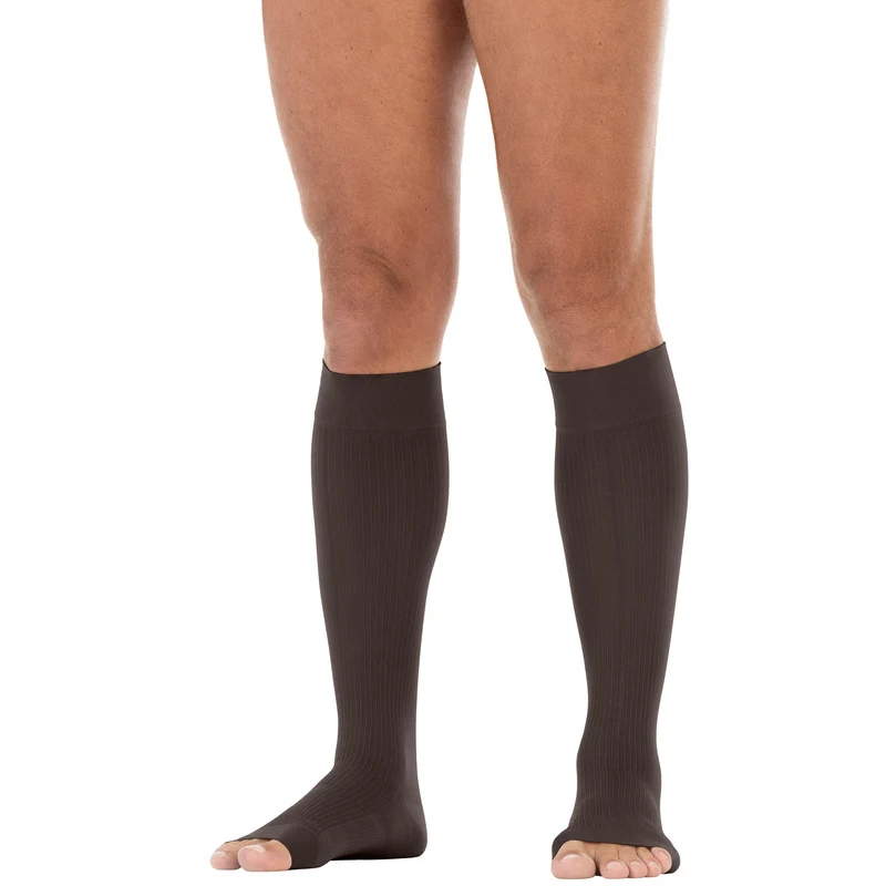 JOBST® forMen Knee High w/ SoftFit Band 15-20 mmHg, Open Toe