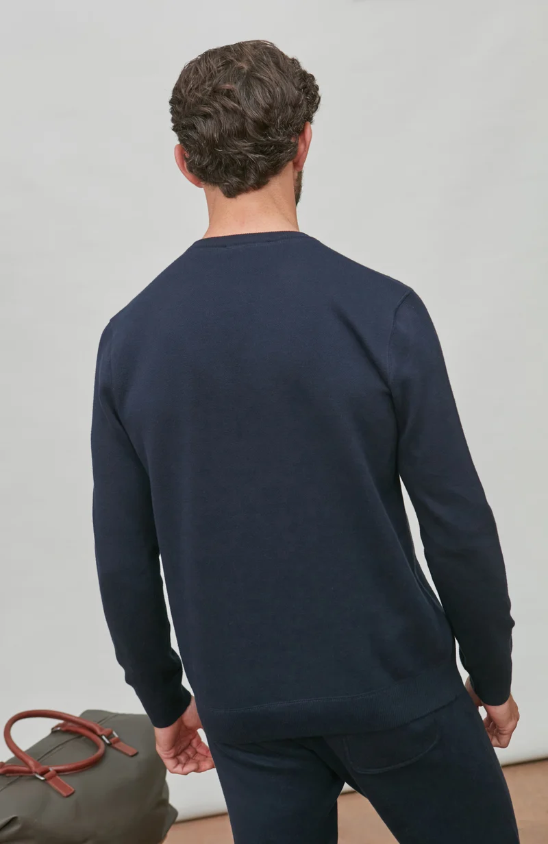 Mens Midweight Cotton Loopback Knitted Sweatshirt