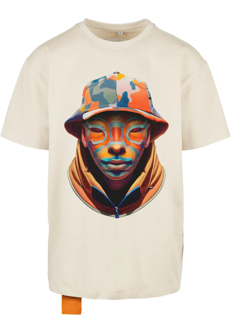 FOF Camouflage Front Heavy Oversized Tee